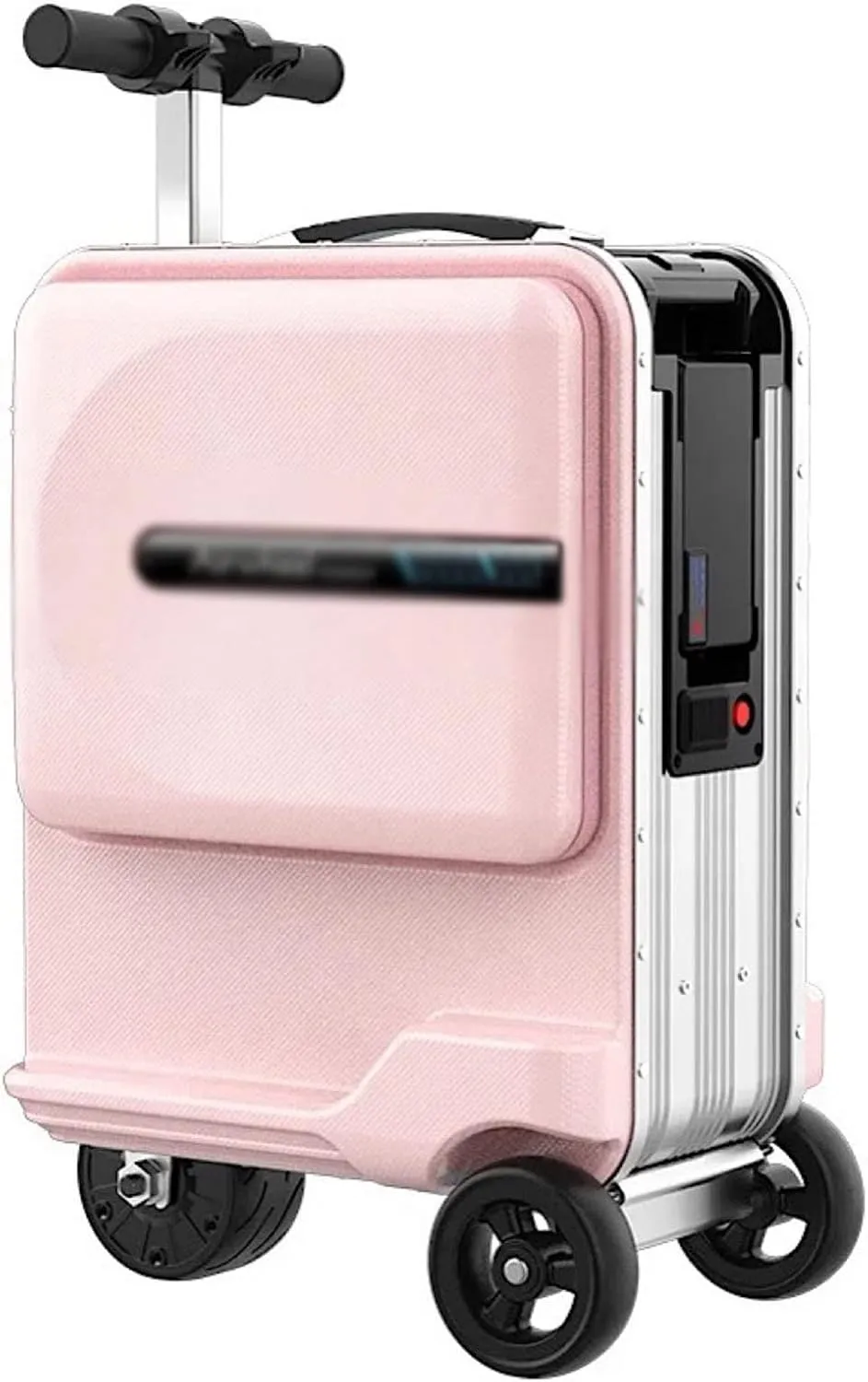 20 Inch Rideable Electric Luggage,Smart Motorized Rideable Carry-on Suitcase/Luggage for Adults/Teenager,26L Capacity,Smart LED Sensor (Pink)
