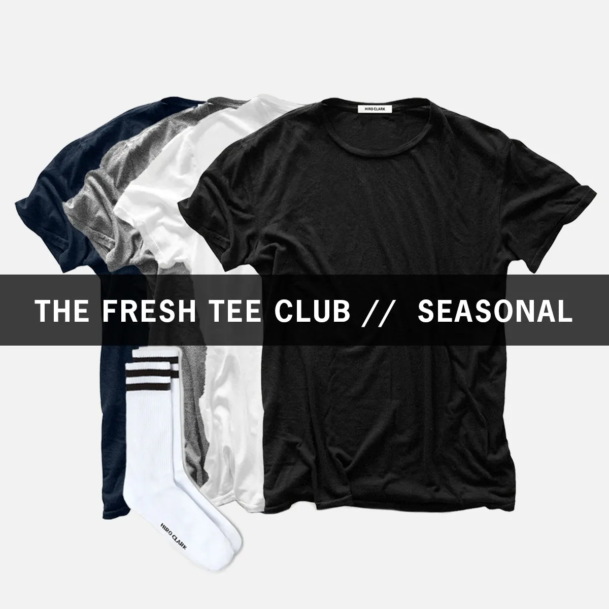 3 FRESH TEES EVERY SEASON // JERSEY   SOCKS