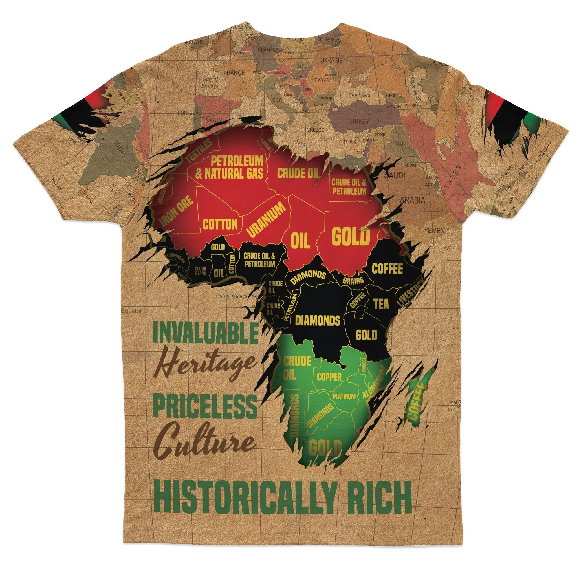 African Pride Of Invaluable Heritage T-shirt