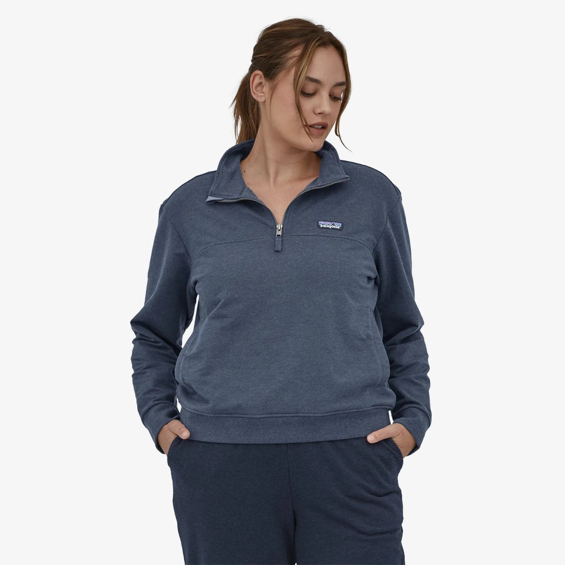 Patagonia Ahnya Womens Green Fleece Pullover