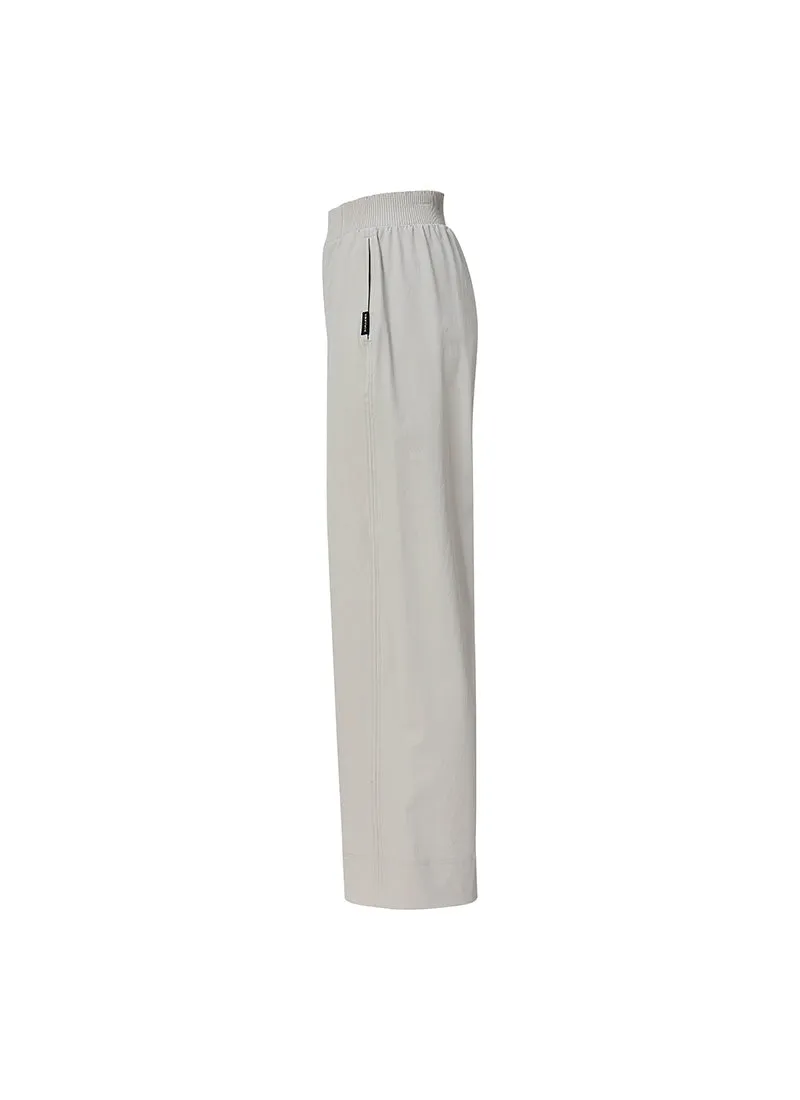 All-Day Comfort Banding Wide Slacks
