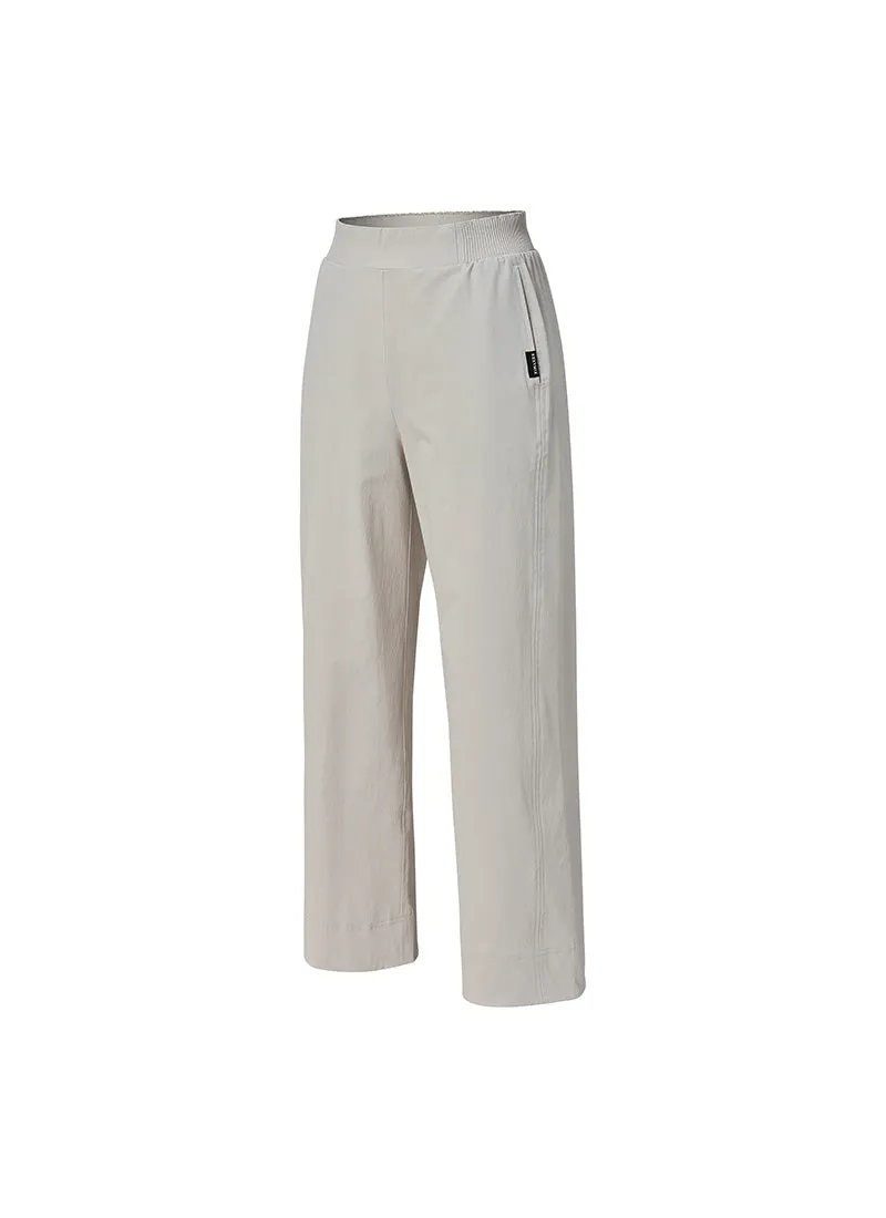 All-Day Comfort Banding Wide Slacks
