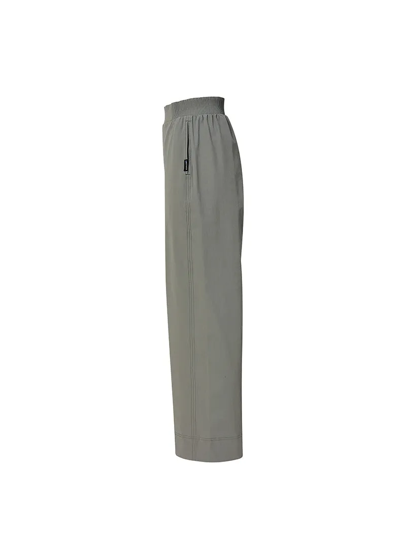 All-Day Comfort Banding Wide Slacks