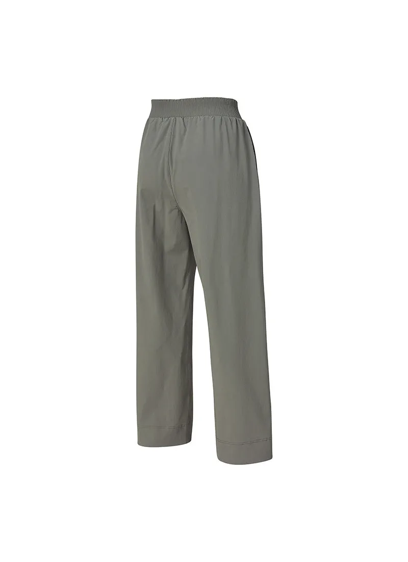 All-Day Comfort Banding Wide Slacks