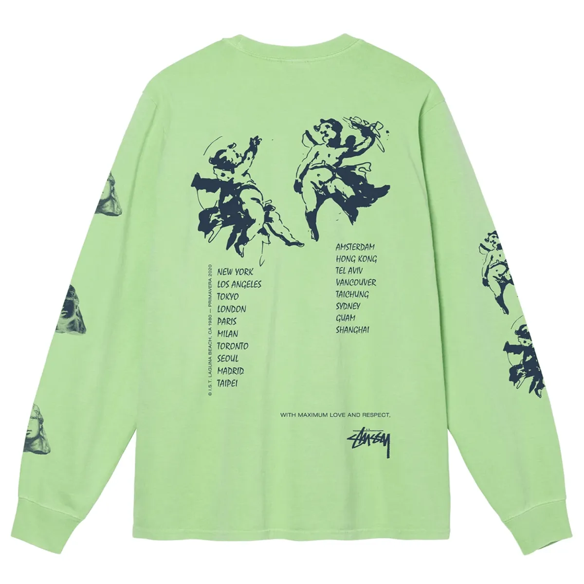ANGELS PIG. DYED LS T-SHIRT