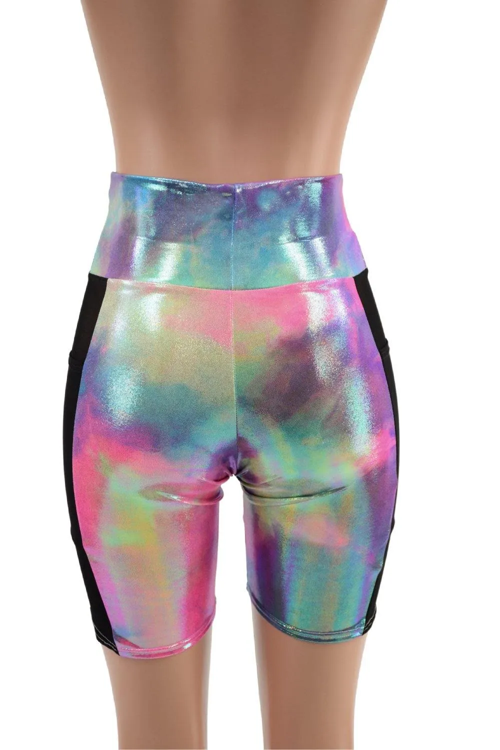 Bike Shorts with Side Panel Pockets