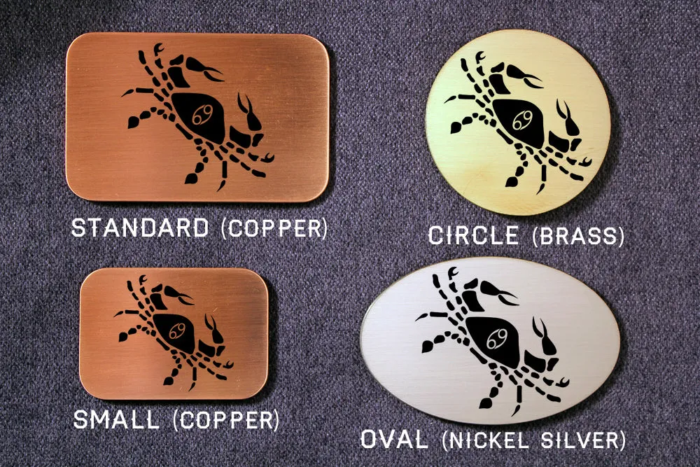 Cancer -ZODIAC / ASTROLOGY Belt Buckle