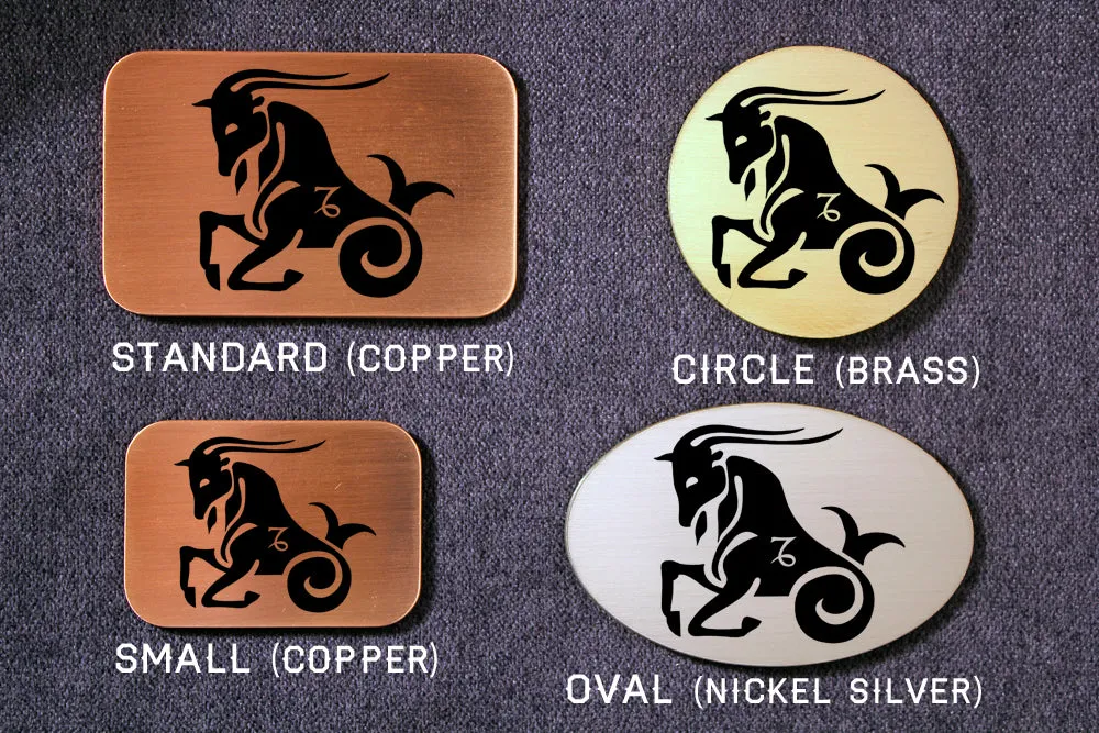 Capricorn -ZODIAC / ASTROLOGY Belt Buckle