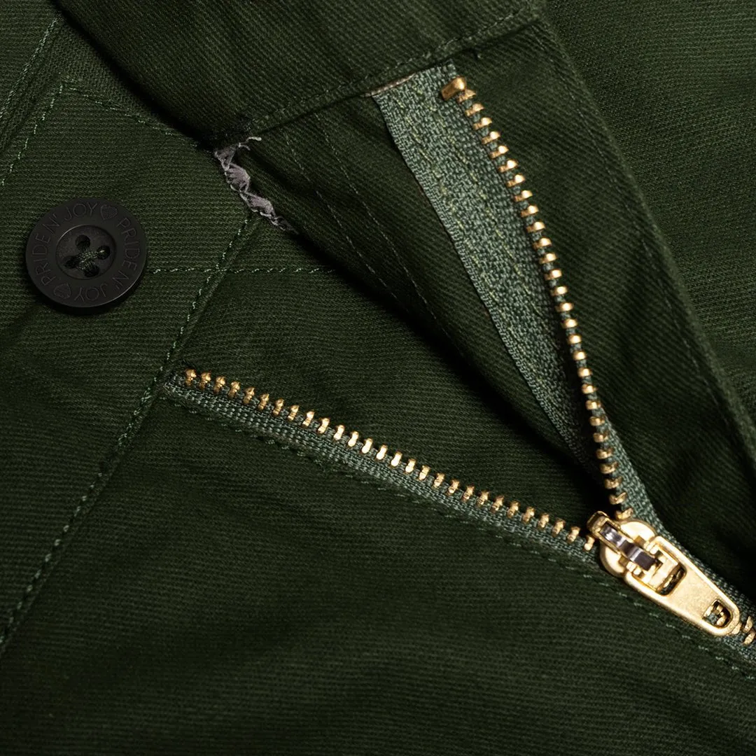 Chino Pants Green Olive Army Twill