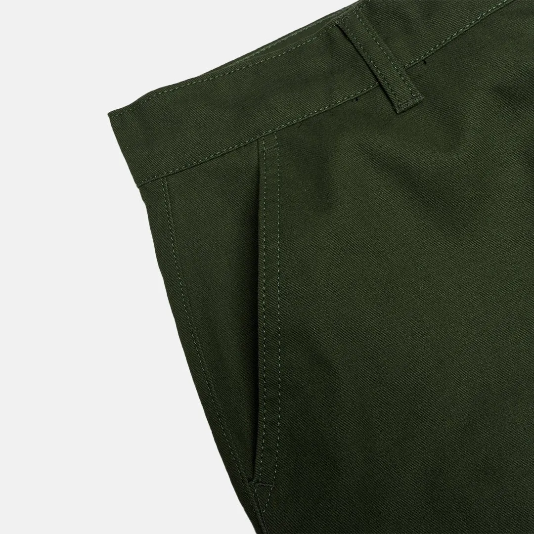 Chino Pants Green Olive Army Twill