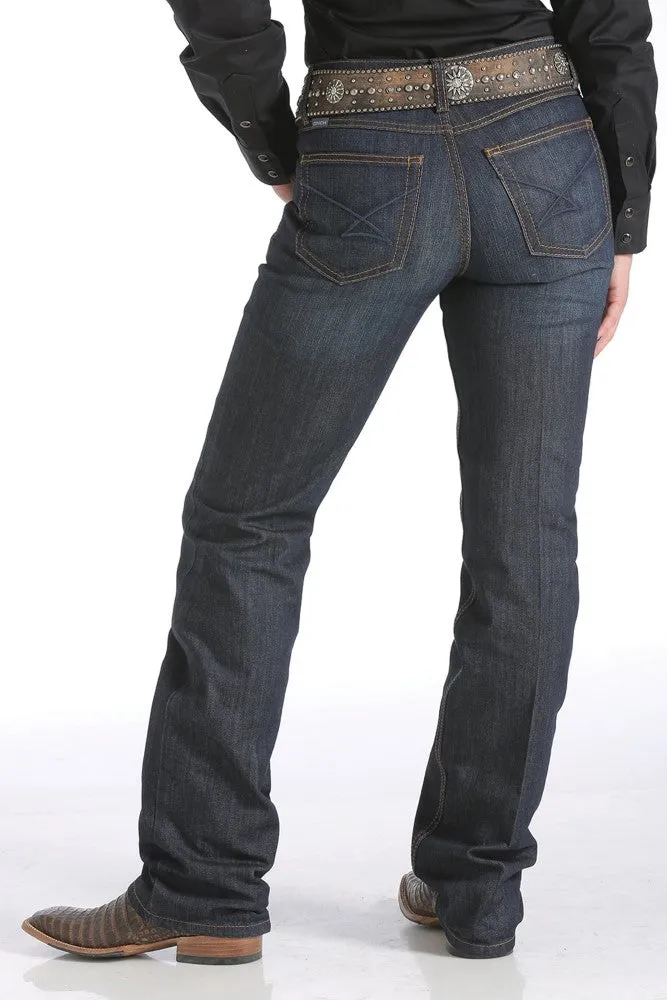 Cinch Women's Ada Relaxed Fit Jean Medium- Stonewash