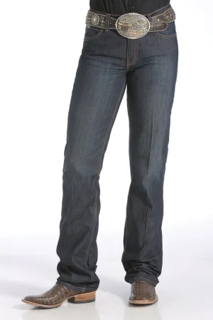 Cinch Women's Ada Relaxed Fit Jean Medium- Stonewash