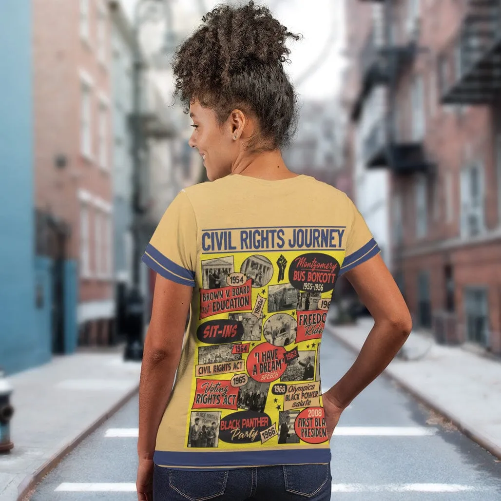 Civil Rights Events in 50s Style T-shirt