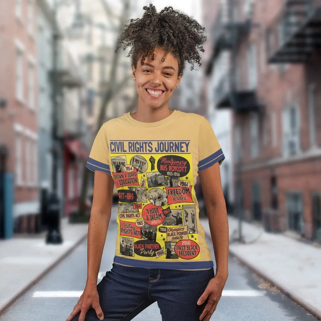 Civil Rights Events in 50s Style T-shirt