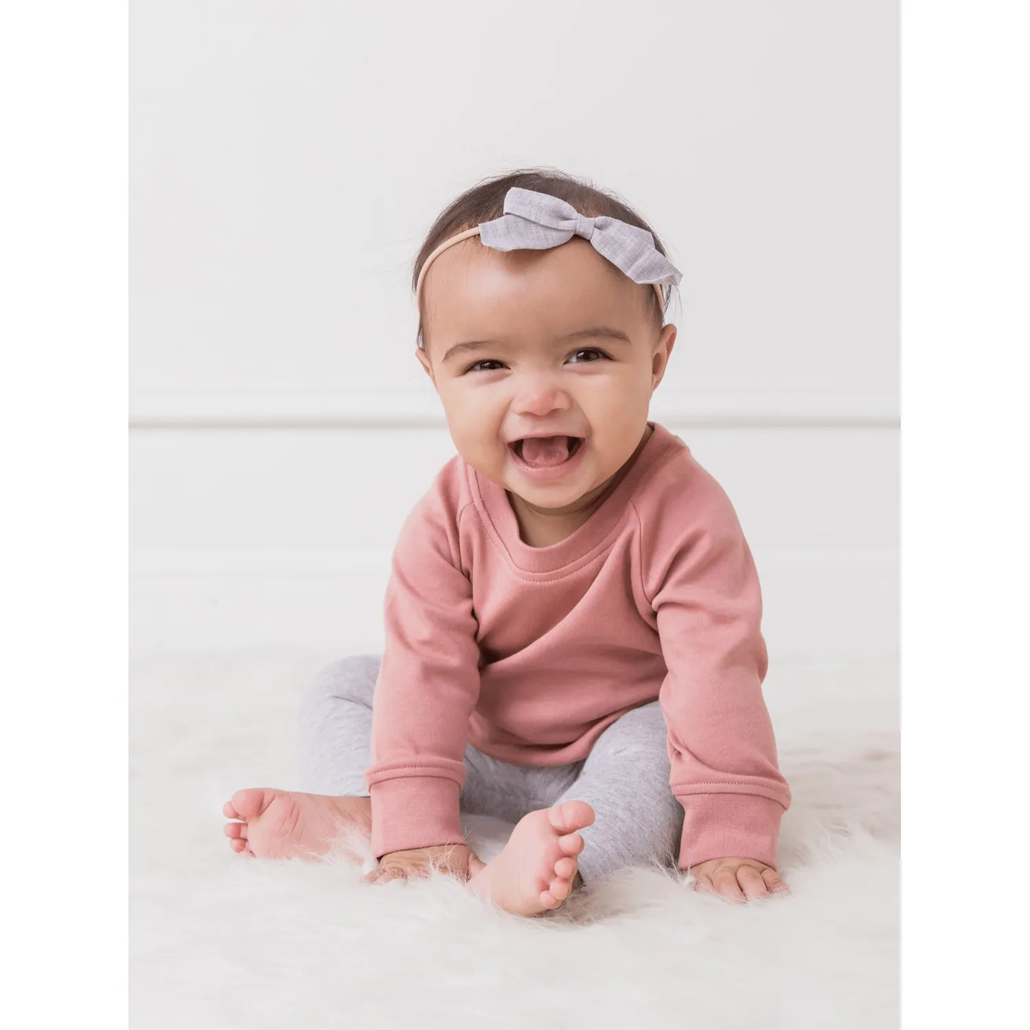 Colored Organics Portland Pullover- Rose