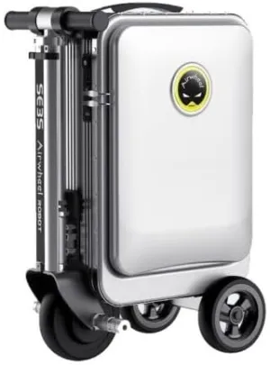 CYBERBOT SE3S 20inch Smart Rideable Suitcase Electric Luggage Scooter Carry On Smart Luggage Silver