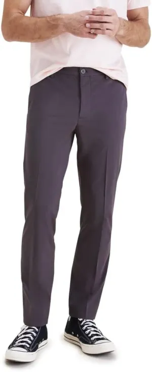 DOCKERS Mens Signature Go Slim Fit Khaki Smart 360 Tech Pants