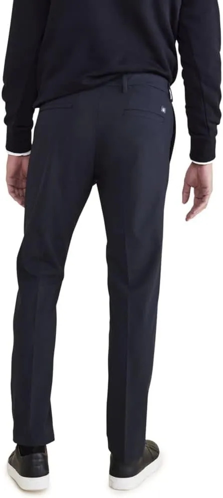 DOCKERS Mens Signature Go Slim Fit Khaki Smart 360 Tech Pants