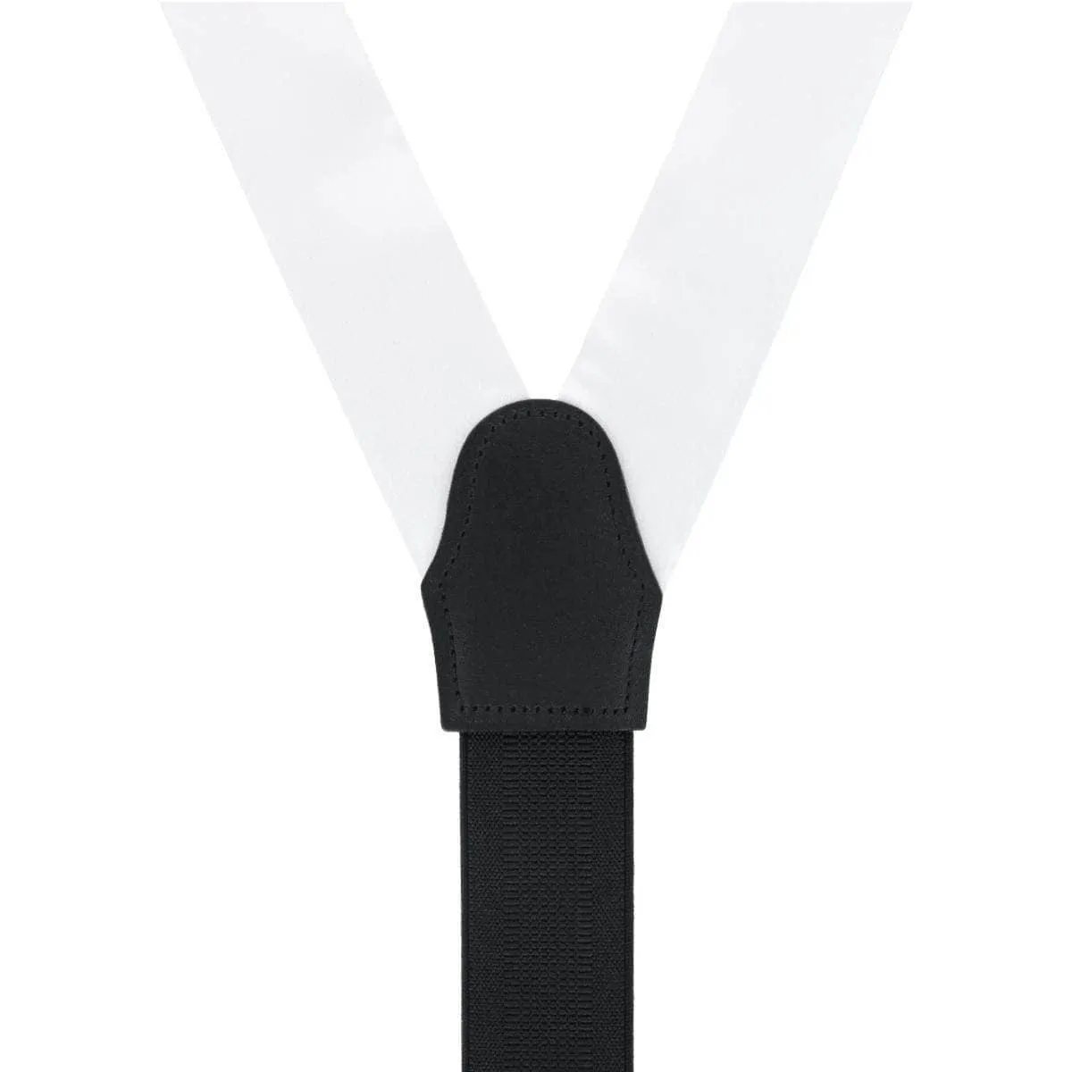 Dutton Solid Color Silk Button End Braces