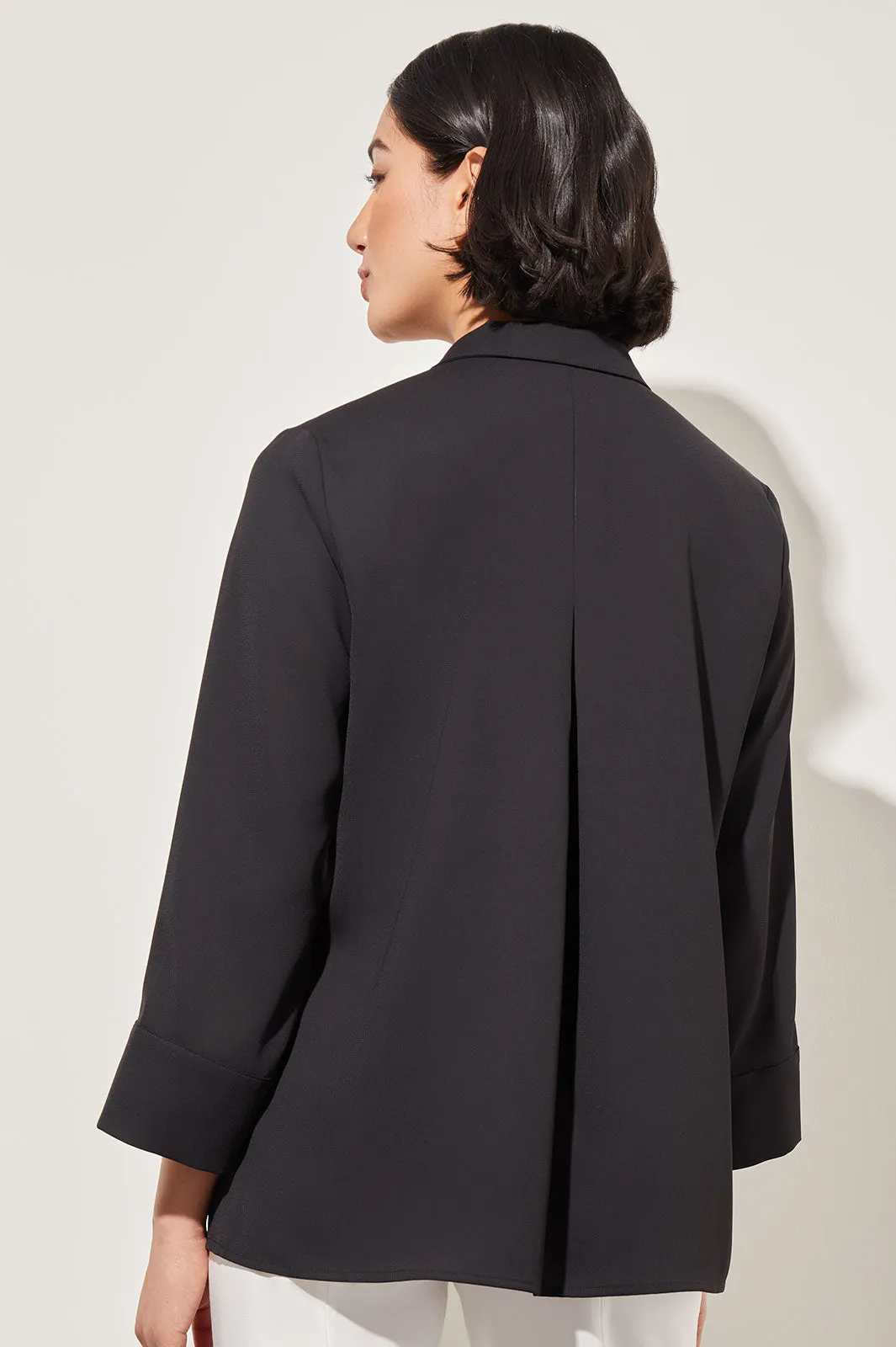 Easy Care Pullover Blouse - Crepe de Chine