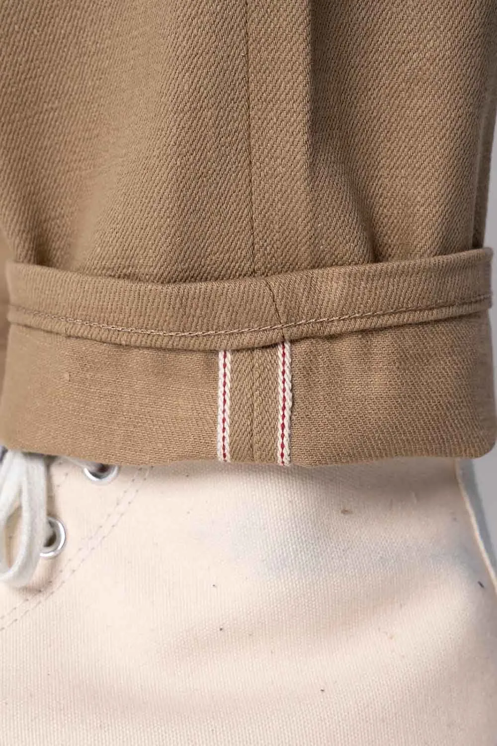 EASY GUY - CAMEL SLUB SELVEDGE
