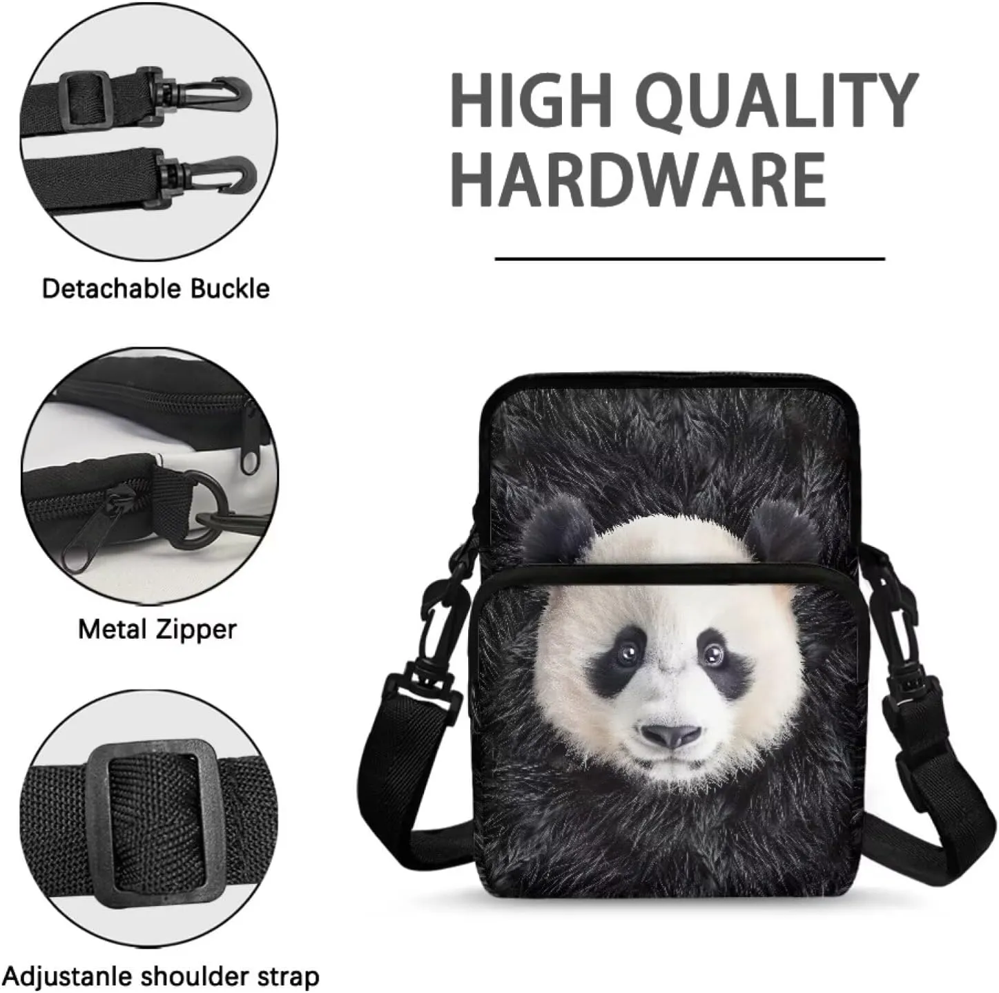 Girls Crossbody Bag Polyester Shoulder Bags Smart Phone Case Coin Wallet Purse
