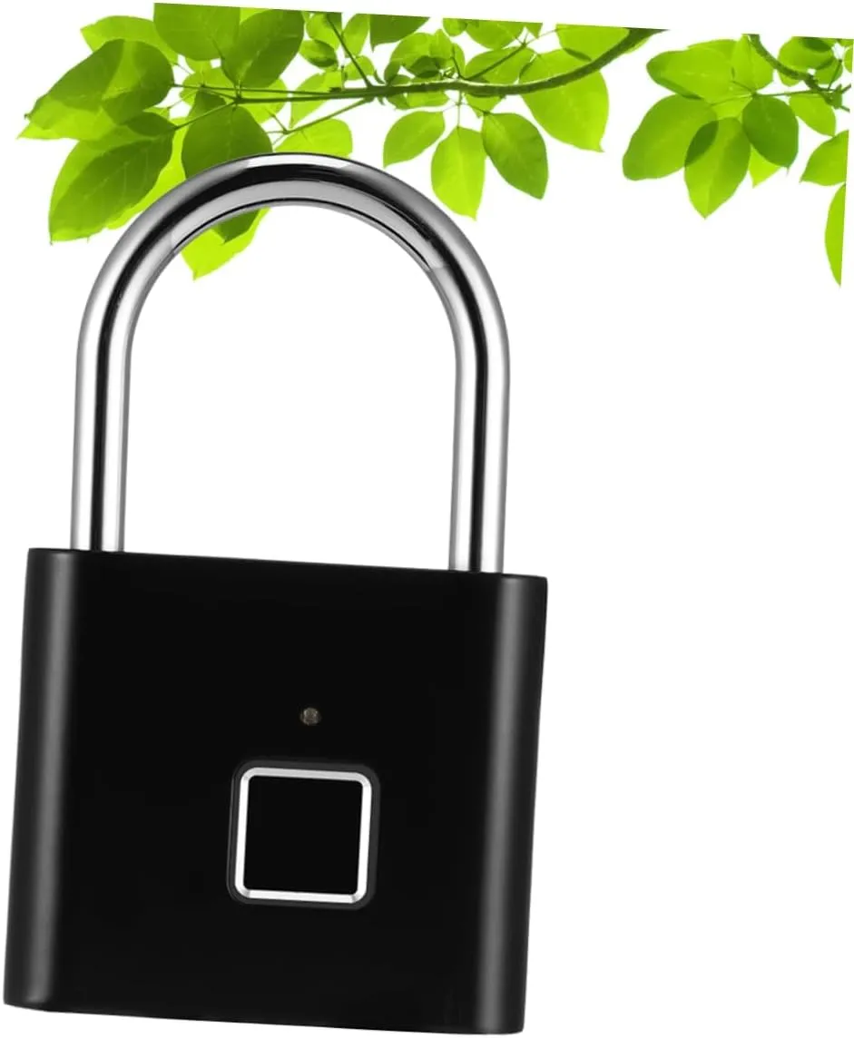 Gym Suitcase Fingerprint Padlock 40 Passwords Smart Luggage Lock for Travel
