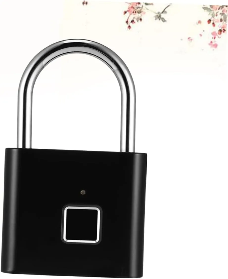 Gym Suitcase Fingerprint Padlock 40 Passwords Smart Luggage Lock for Travel