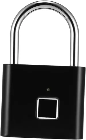 Gym Suitcase Fingerprint Padlock 40 Passwords Smart Luggage Lock for Travel