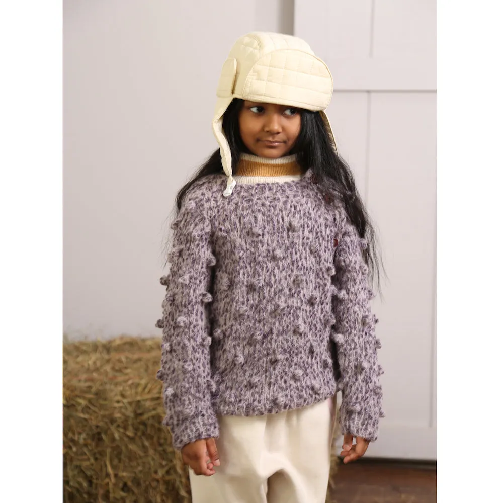 HAND KNIT BOBBLE PULLOVER