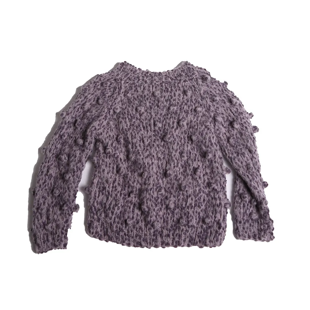 HAND KNIT BOBBLE PULLOVER