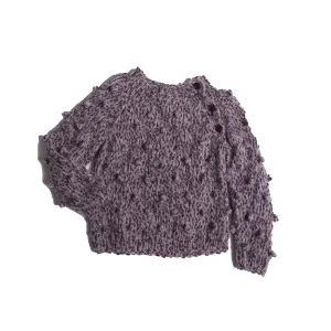 HAND KNIT BOBBLE PULLOVER