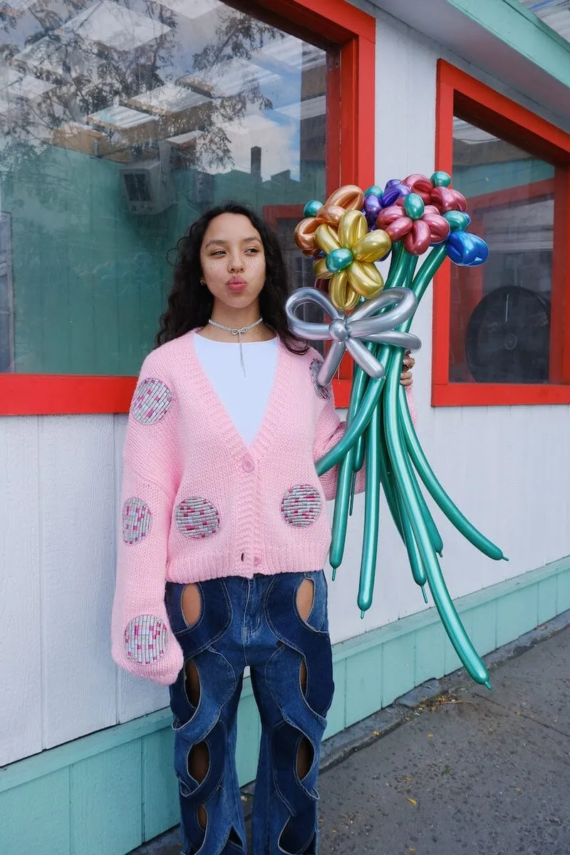 It's A Disco Life Puff Cardigan