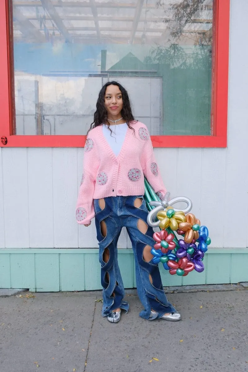 It's A Disco Life Puff Cardigan