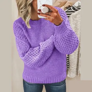 Ivyshape | Comfortable O-Neck Sweater