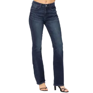 Judy Blue Womens High Rise Slim Bootcut Jeans