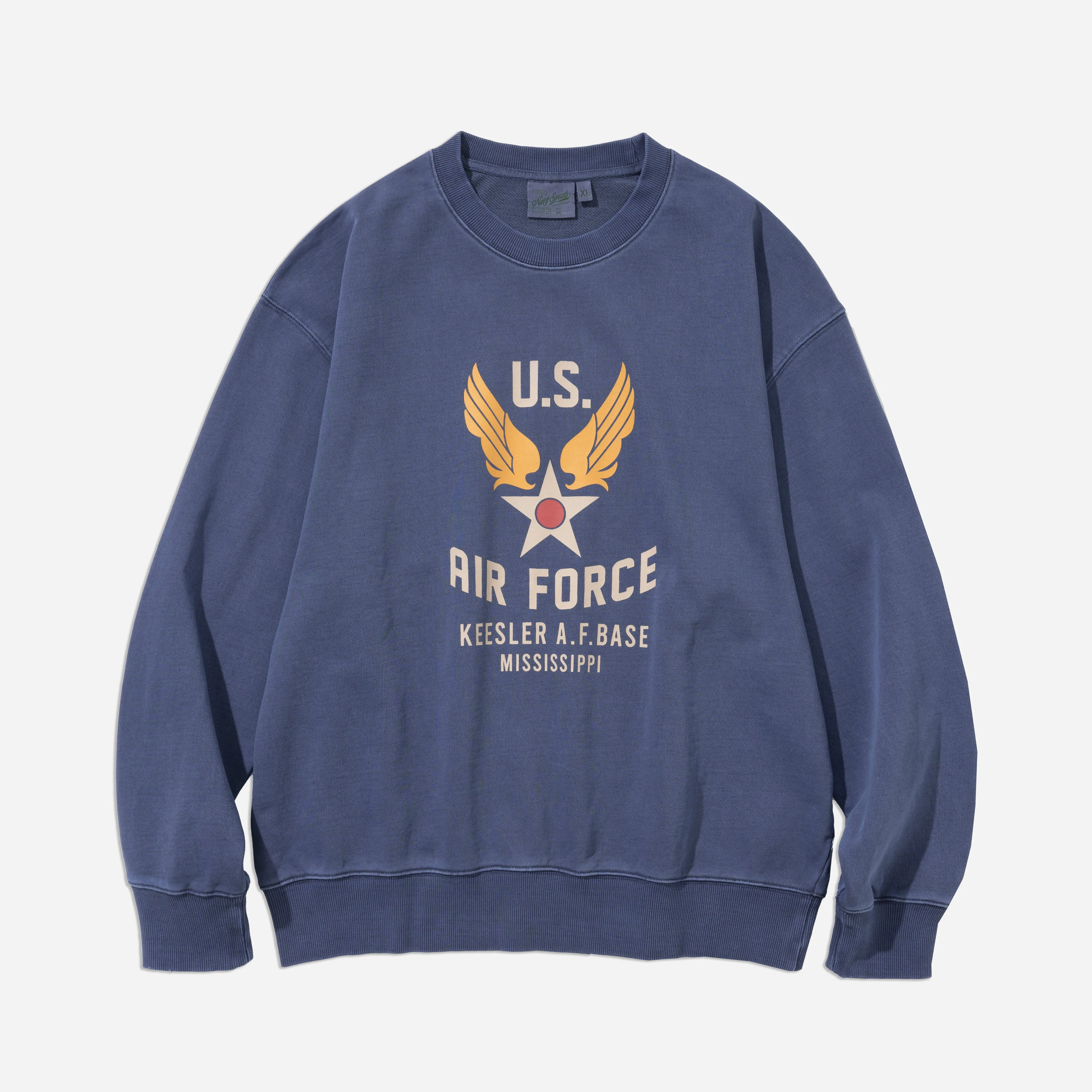 KEESLER A.F. SWEATSHIRT - PIGMENT BLUE
