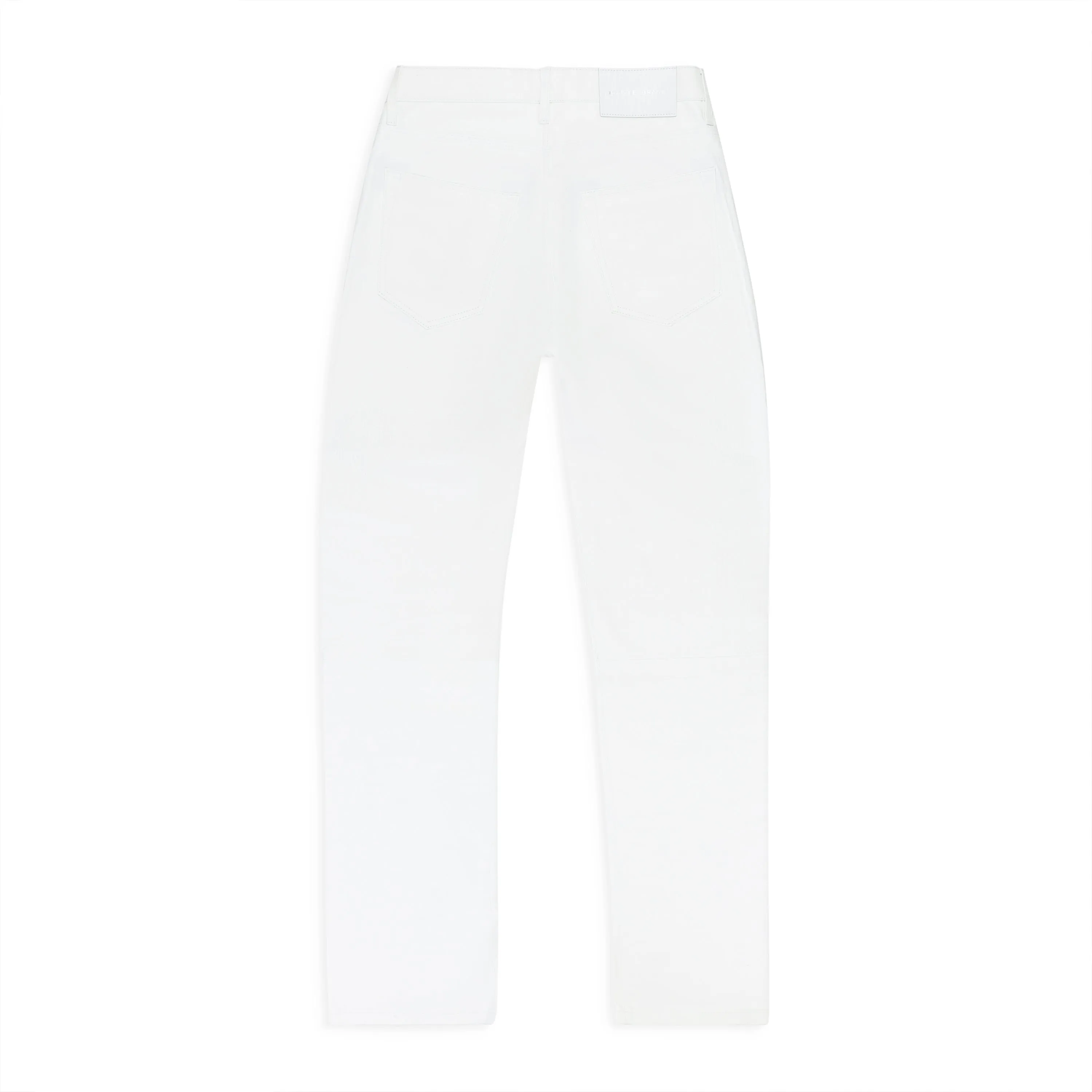 LEATHER RELAXED FIT PANT WHITE SKINNY JEANS