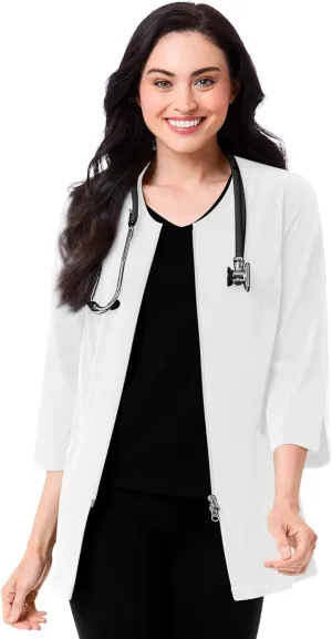 Maevn Smart Lab Coats - Ladies 3/4 Sleeve Lab Jacket