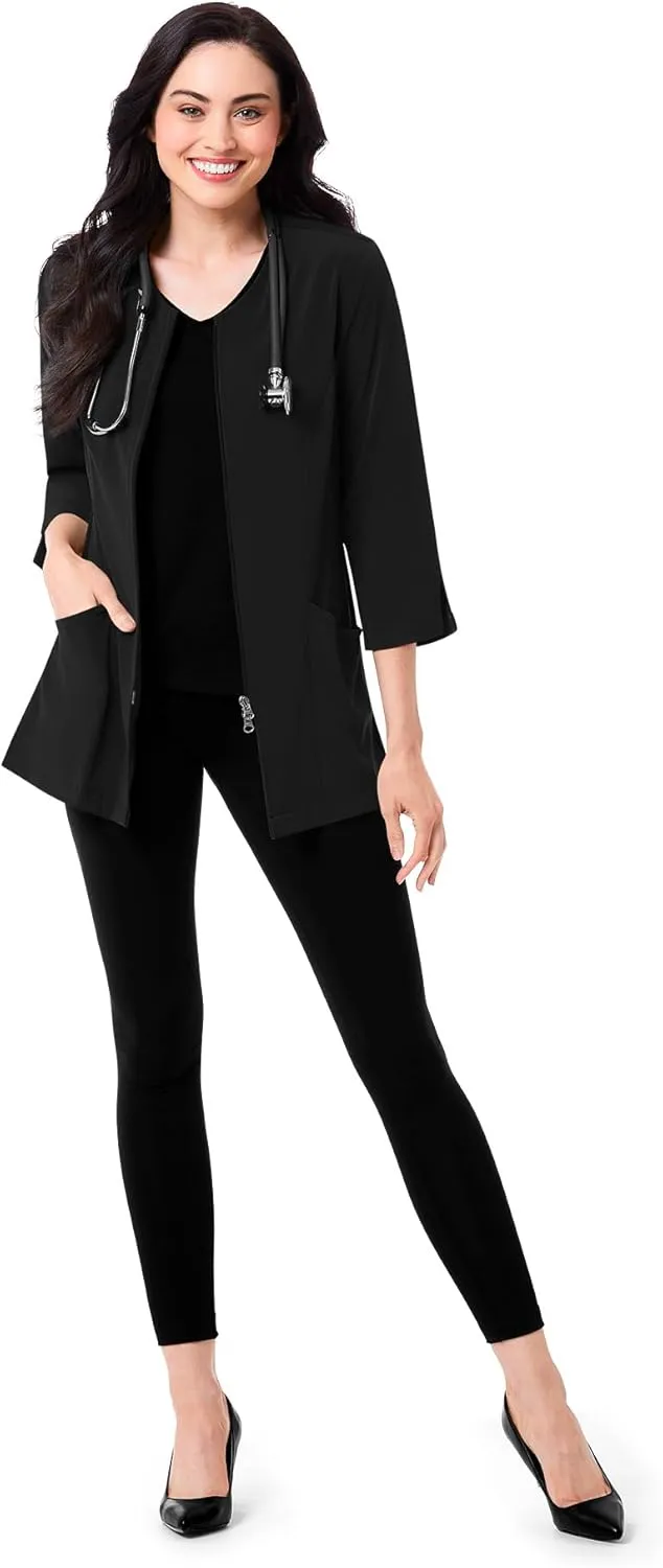 Maevn Smart Lab Coats - Ladies 3/4 Sleeve Lab Jacket