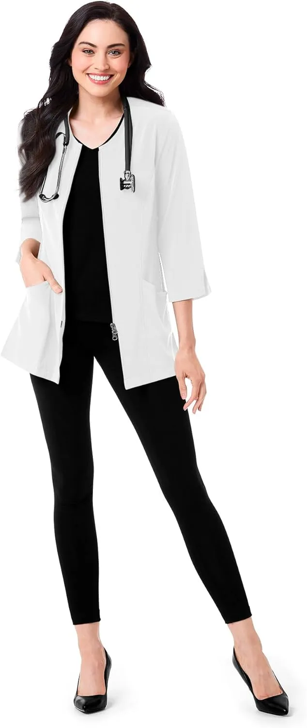 Maevn Smart Lab Coats - Ladies 3/4 Sleeve Lab Jacket