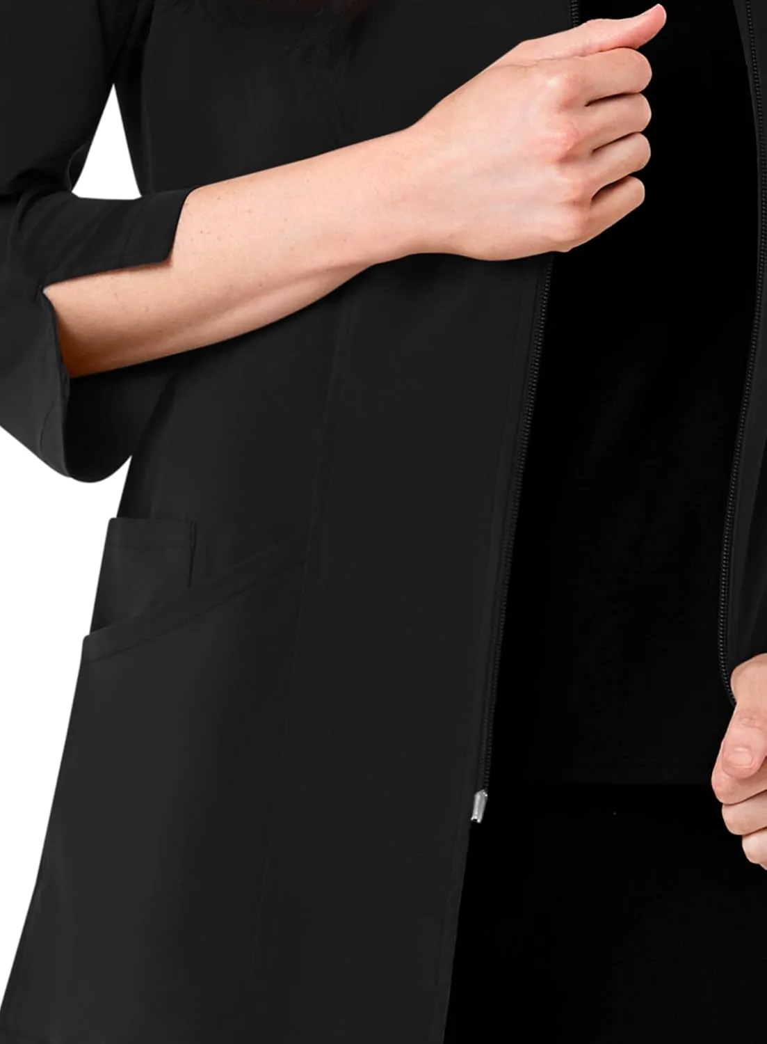 Maevn Smart Lab Coats - Ladies 3/4 Sleeve Lab Jacket