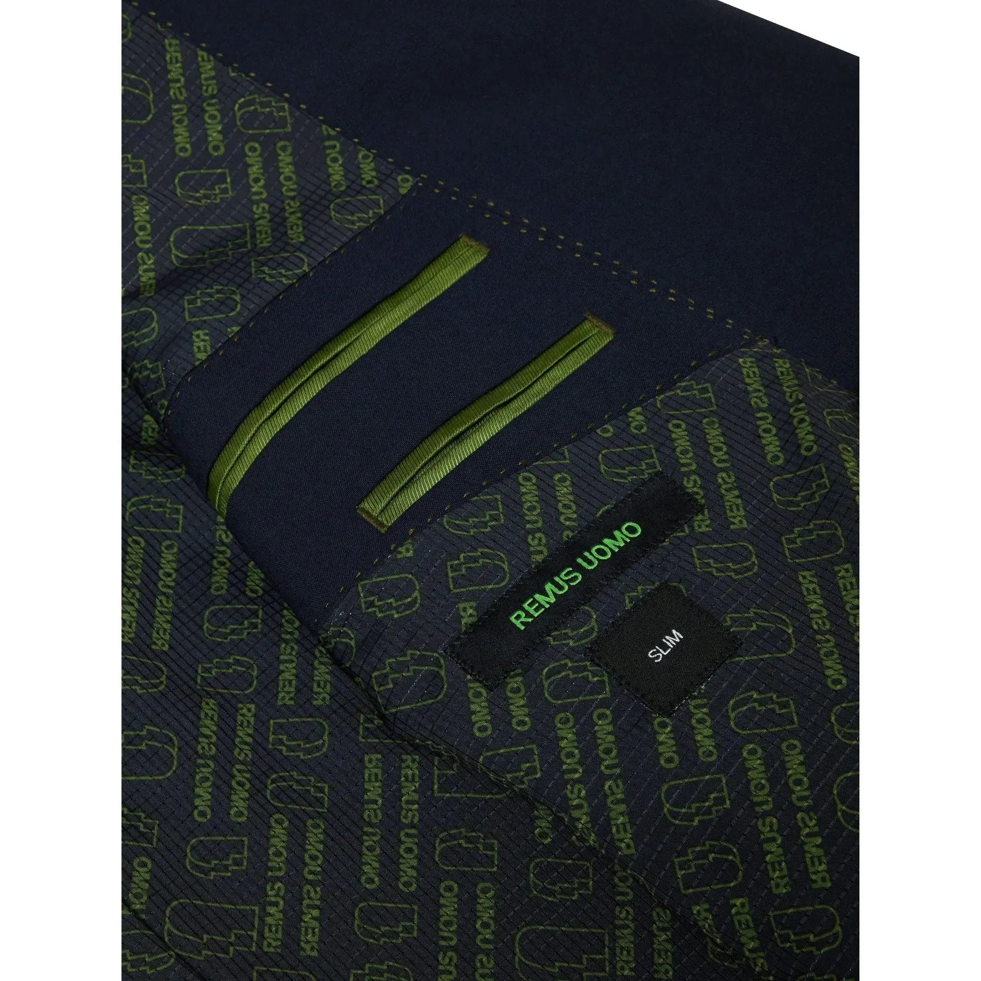 Massimo Navy Double-Breasted Jacket