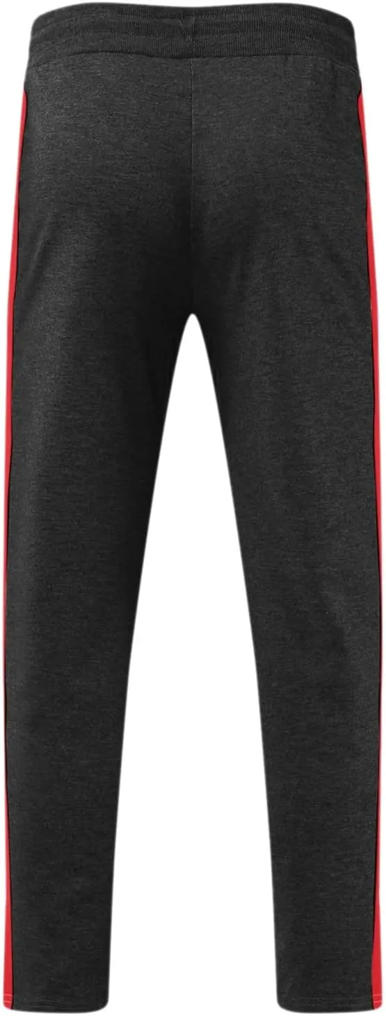 Mens Sweatpants Joggers Pants Man Elastic Waist Cargo Pants Open Bottom Drawstring Baggy Joggers Men's Tactical Cargo