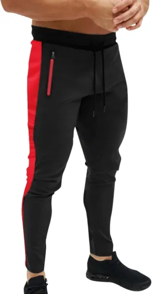 Mens Sweatpants Joggers Pants Man Elastic Waist Cargo Pants Open Bottom Drawstring Baggy Joggers Men's Tactical Cargo