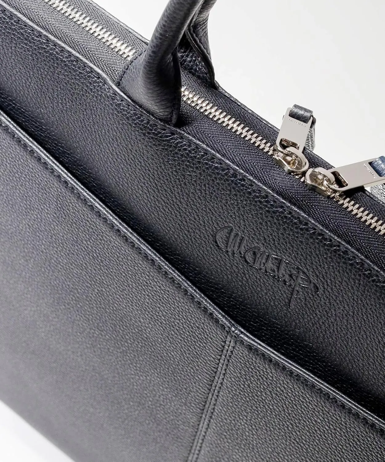 M.M Geinuine Leather Smart Brief Case A3, Made In Japan, No.667502