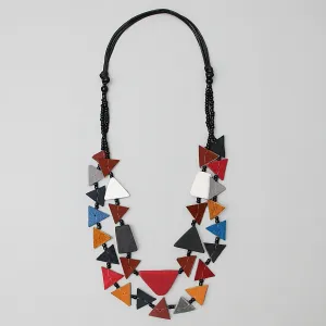 Multi Triangle Charlotte Necklace