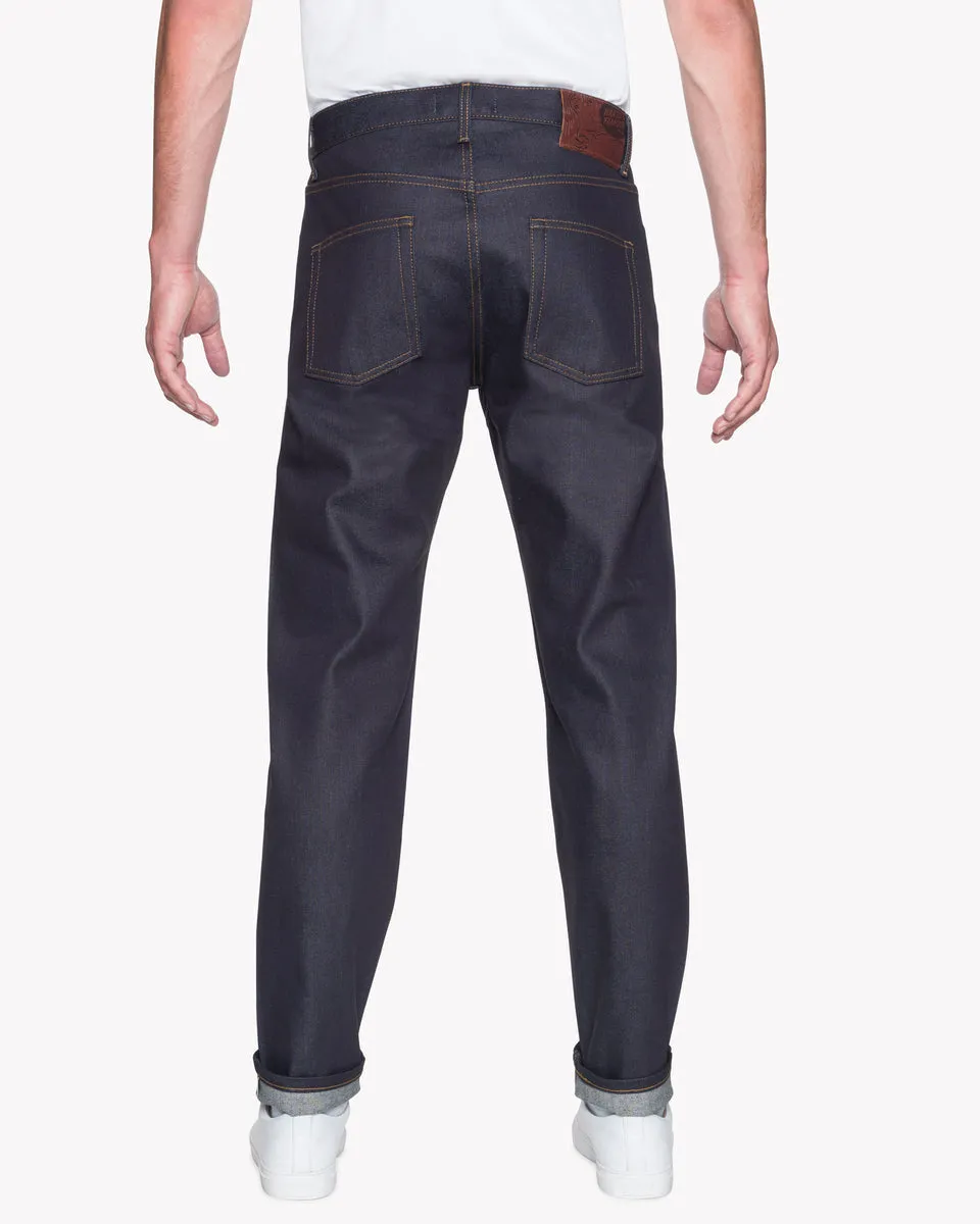 Naked & Famous Denim Easy Guy Relaxed Tapered Mens Jeans - Nightshade Stretch Selvedge