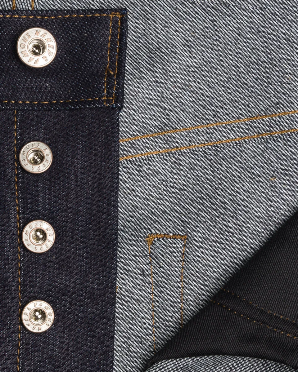 Naked & Famous Denim Easy Guy Relaxed Tapered Mens Jeans - Nightshade Stretch Selvedge