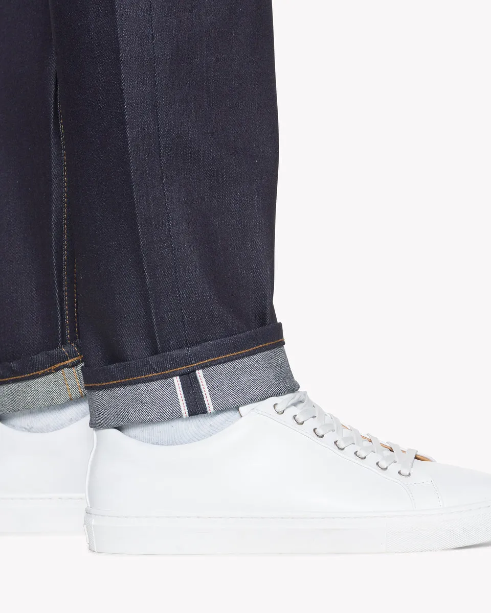 Naked & Famous Denim Easy Guy Relaxed Tapered Mens Jeans - Nightshade Stretch Selvedge